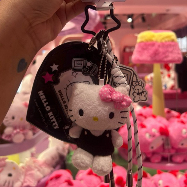 (พร้อมส่ง) ‼️ พวงกุญแจ hello kitty พร้อมเฟรมการ์ด จาก miniso จีน