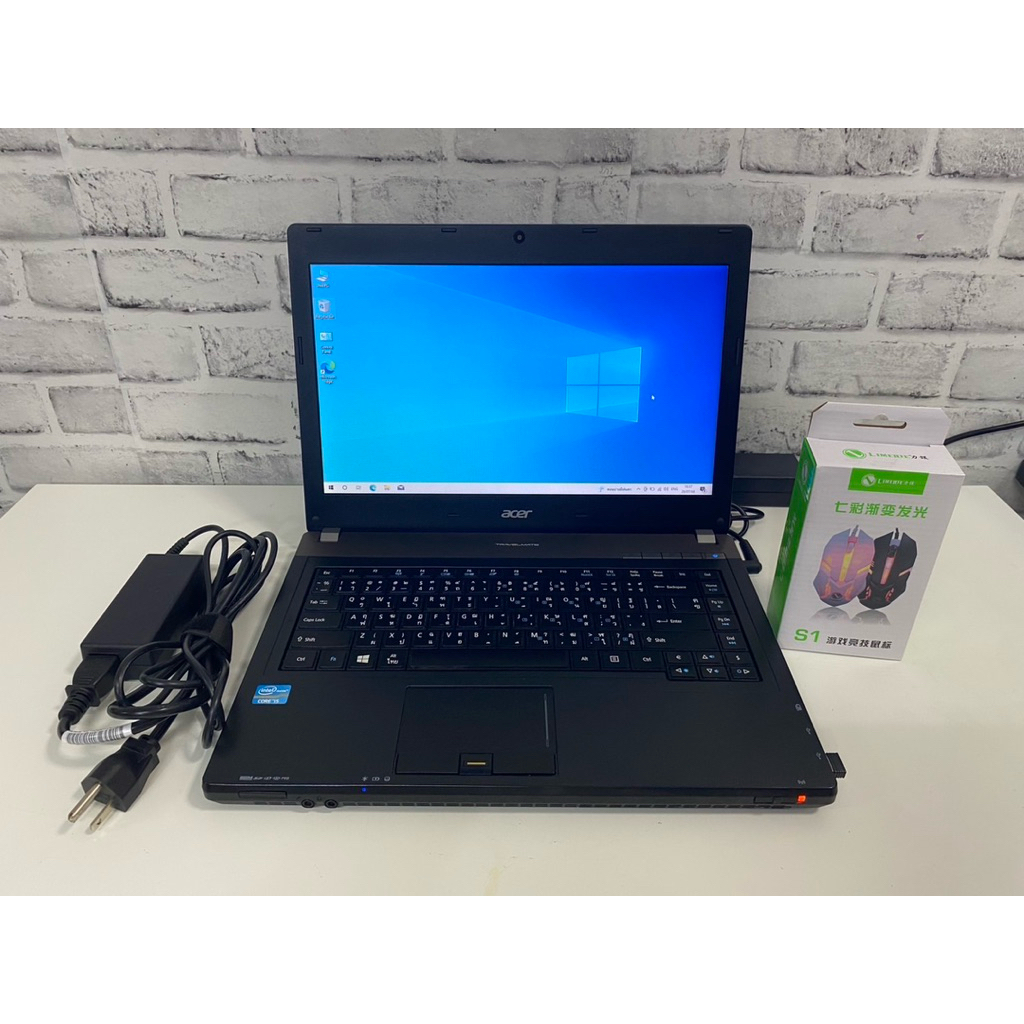 โน๊ตบุ๊คมือสอง Acer travelmate P643 CPU i5 gen 3 แรม 8 gb HHD 1,000gb แบตใหม่ (จอ 14 นิ้ว ) สินค้ารั