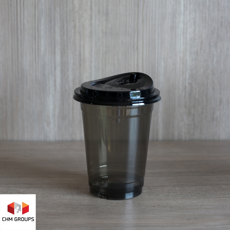 CHM-FC16B-0100 : แก้ว PET 16oz รุ่น FC16 สีดำ ปากกว้าง 98 มม. บรรจุ 100 ใบ (มีตัวเลือกฝาด้านใน) - รูปที่ 3