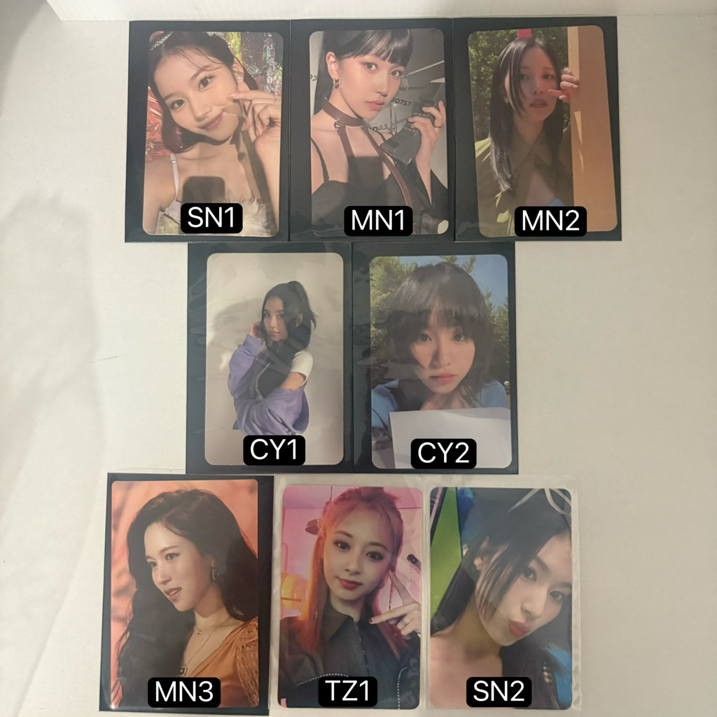 *พร้อมส่ง* TWICE Photo Card (SANA MINA CHAEYOUNG TZUYU)