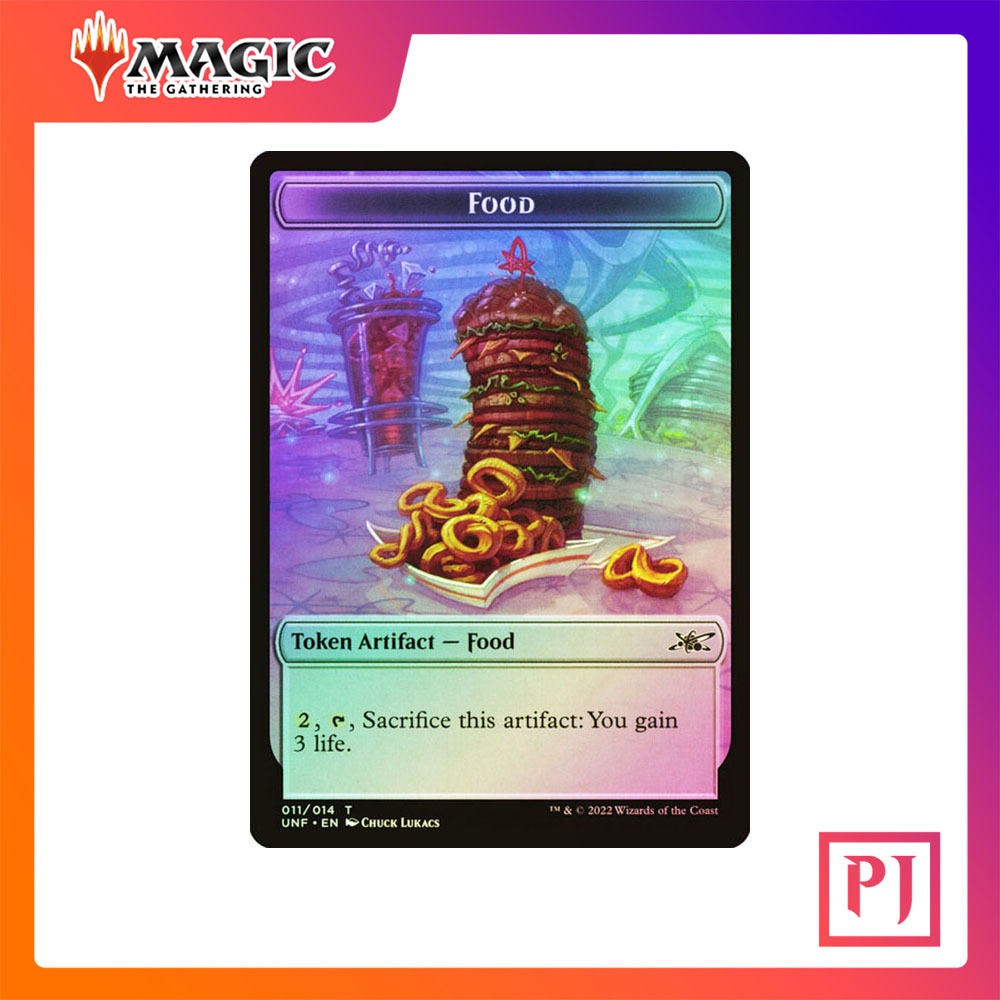 [MTG] Food Token (#11) // Squirrel Token [UNF] [TOKEN] [COMMON] [FOIL] [ENG] (การ์ดเมจิค / Magic the