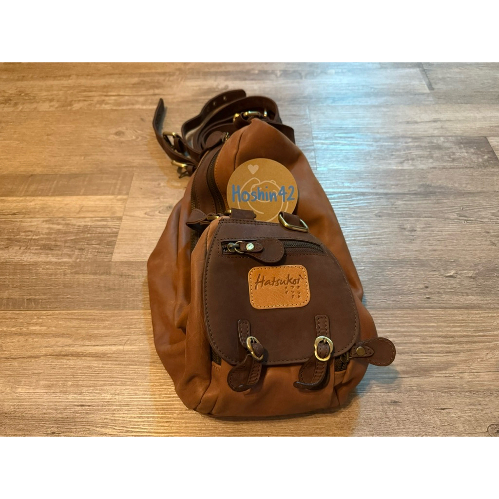 มือสอง ใช้งานครั้งเดียว Hatsukoi สะพายข้าง สีน้ำตาลนู้ด