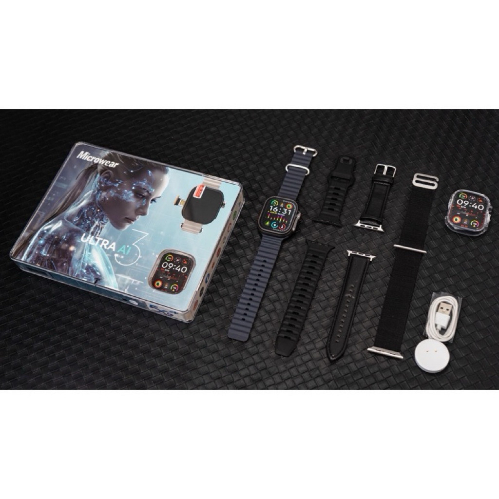 🔅ใหม่ล่าสุด🔅  นาฬิกา smart watch รุ่น Ultra AI 3 รองรับซิม 5G มีประกัน