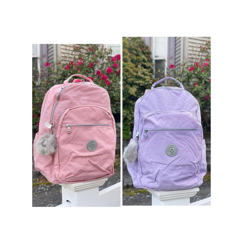 พร้อมส่ง 🔥Sale 2999🔥 เป้ Kipling Seoul Go Backpack ขนาด 12.5 "W x 17.5 "H x 5.5"D มีช่องกันกระแทกใส่