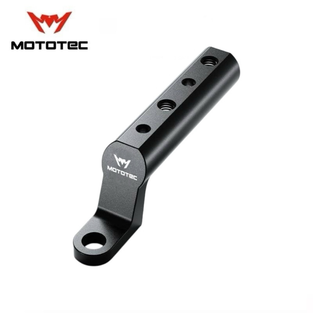 MOTOTEC MT-BA02 L บาร์เสริมสั้น(แบบยาว)  บาร์เสริม บาร์สั้นมอเตอร์ไซค์ ติดรูกระจก ขายึดกระจก แบบอลูมิเนียม CNC