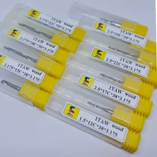 ดอกกัดเอ็นมิลCNC 1Fตัดไม้อะคริลิคอลูมิเนียม(1ตัว)1TAW-UP CUT