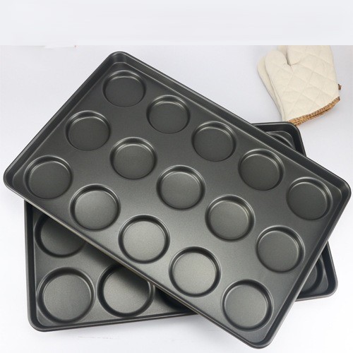 ถาดอบแป้งแพนเค้ก เบอร์เกอร์ / ขนมไข่ กะทะญี่ปุ่น Non-Stick ไม่ต้องใช้กระดาษรองอบ