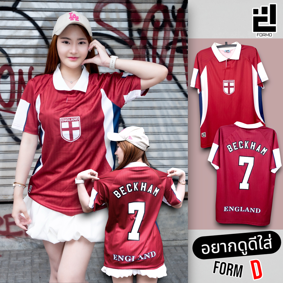 ใหม่  !! เสื้ออังกฤษ 1998  CONVERT สีแดงใส่สบาย S-4XL ส่งสินค้าจากไทย Design By FormD