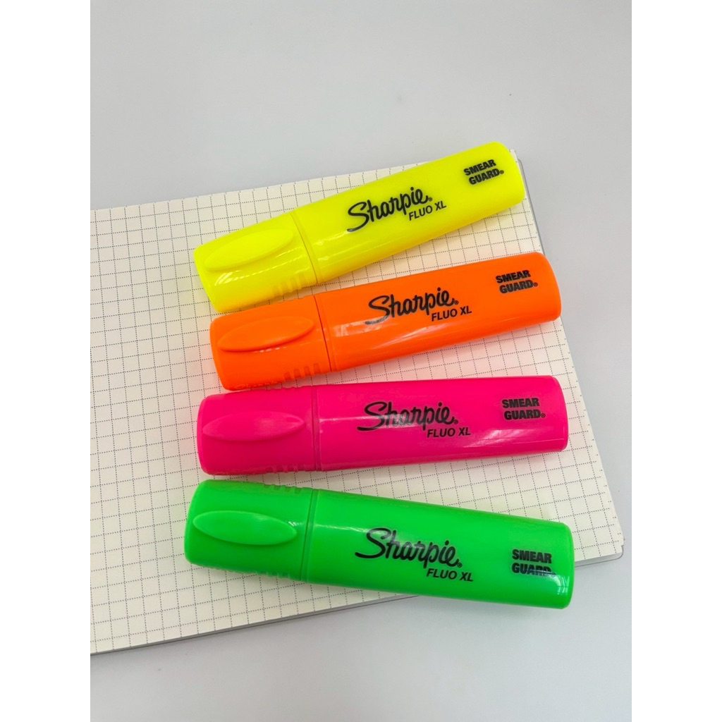 ( สำหรับแถมตามเงื่อนไข สุ่มสี 1 ด้าม) ปากกาเน้นข้อความ ปากกาไฮไลท์ หัวใส ยี่ห้อ Sharpie