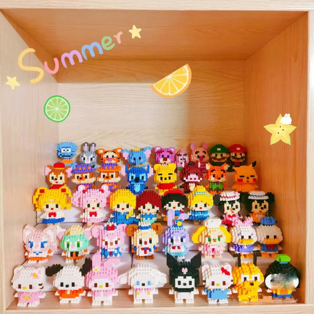 SR ของเล่นตัวต่อนาโน 3 มิติ บล็อกตัวต่อการ์ตูนสำหรับเด็ก thumbnail 6