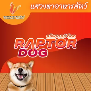 แร็พเตอร์ ด็อก อาหารสุนัขสำหรับสุนัขโต มี 2 รสชาติให้เลือก ขนาด 20 กก.