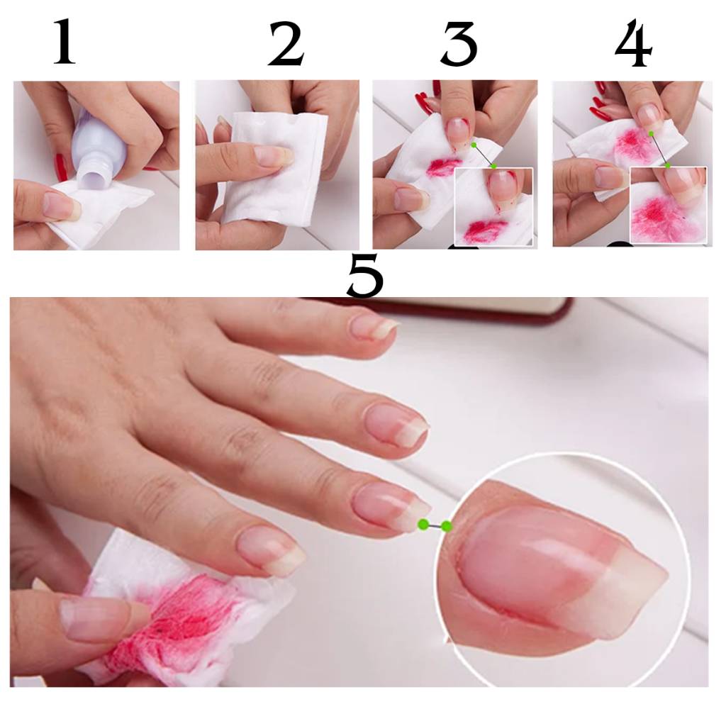 น้ำยาเช็ดหน้าเล็บที่ช่วยให้เล็บเงา สำหรับเช็ดคราบเหนียวและเช็ดสีเจลหลังทำเล็บ 60มล. - รูปที่ 3