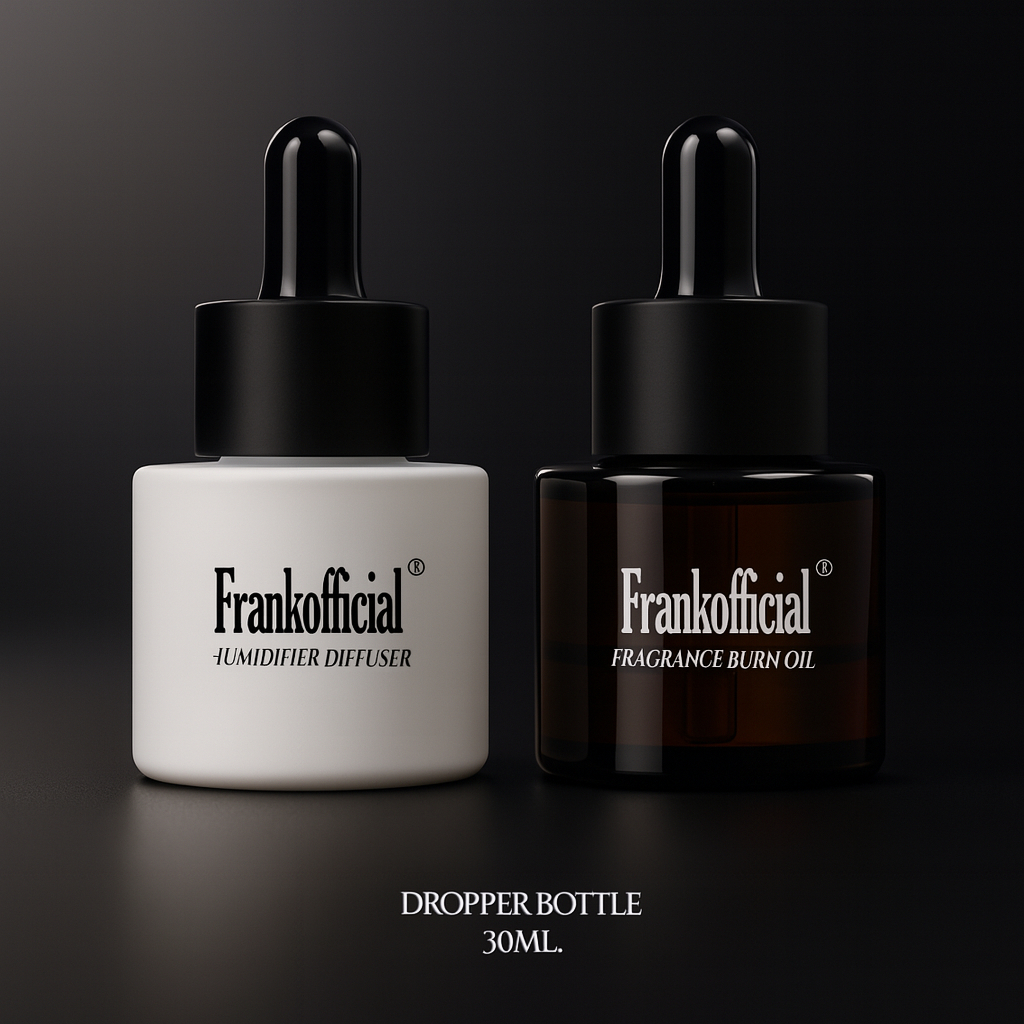 Frank - Dropper Fragrance Oil และ Humidifier Diffuser Oil 30ml. น้ำหอมสำหรับใช้กับเตาแบบจุดเทียนและเครื่องพ่นอโรมาไฟฟ้า