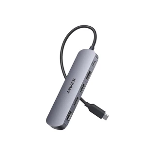 Anker PowerExpand 5-in-1 USB-C Media Hub For Laptops ฮับอะแดปเตอร์ USB ความเร็วสูง 5 พอร์ตฮับ PD 90W Power Delivery
