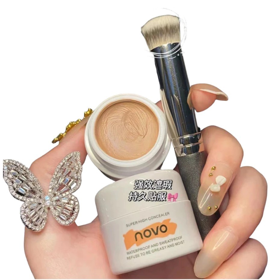พร้อมส่งค่ะ คอนซิลเลอร์เนื้อครีม ปกปิดรอยดำ รอยแดง รอยสิว ใต้ตาคล้ำ novo No.5373