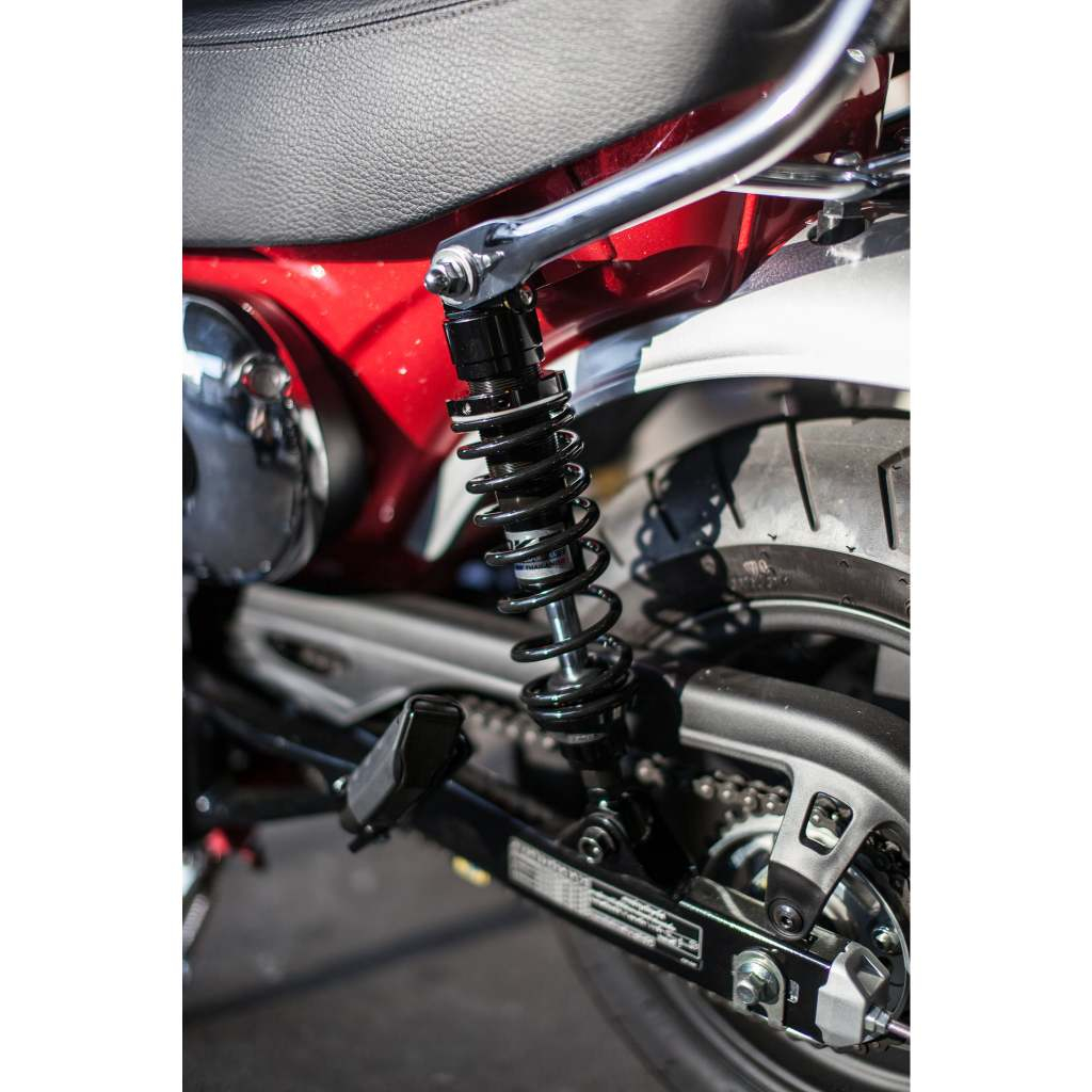 โช๊คOKD ใส่รถDax125 รุ่นAdvance Plus ยาว340mm