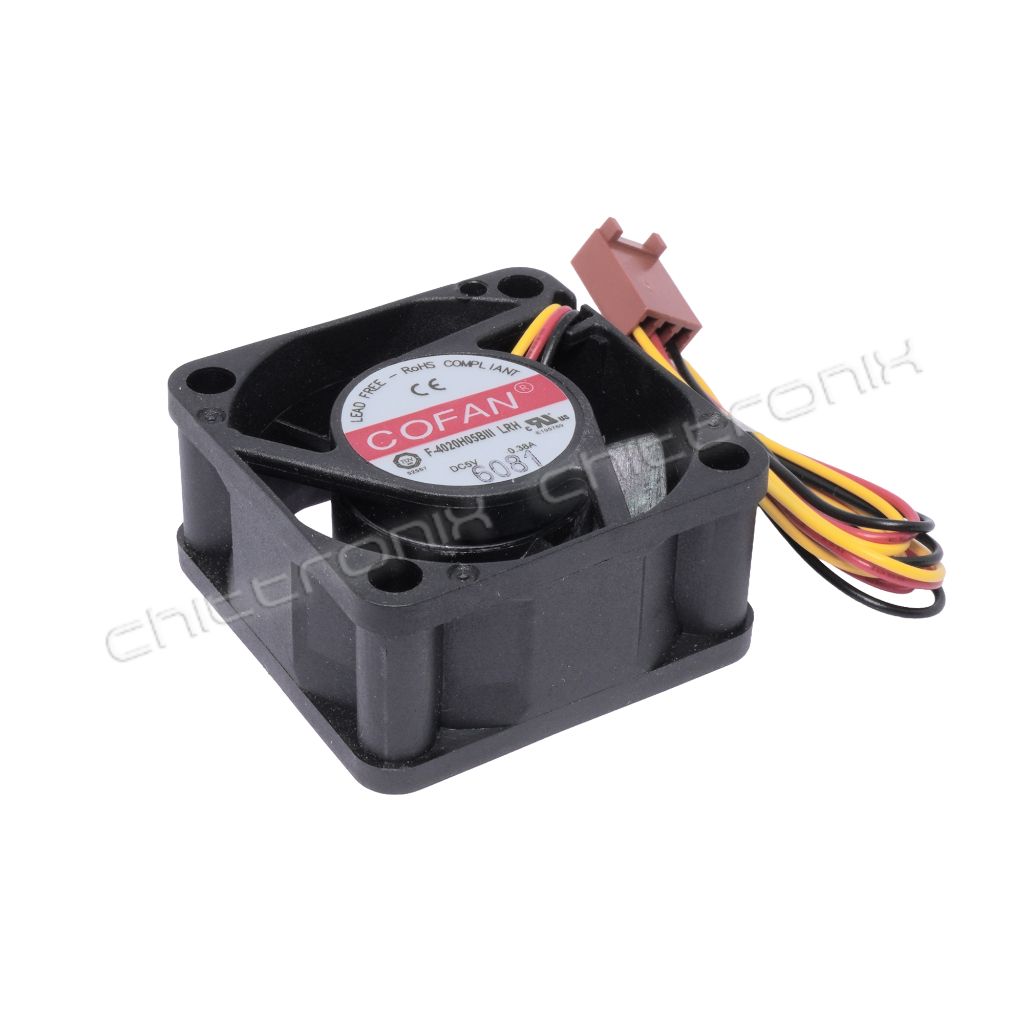 พัดลม ระบายความร้อน 1.5 นิ้ว 5V 0.38A ยี่ห้อ COFAN รุ่น F-4020H05BIII ราคา ถูกที่สุด ดีลบีเคเค รูปภาพหลัก