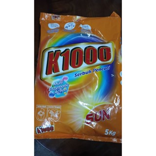 ผงซักฟอกk1000ถุง5กิโล