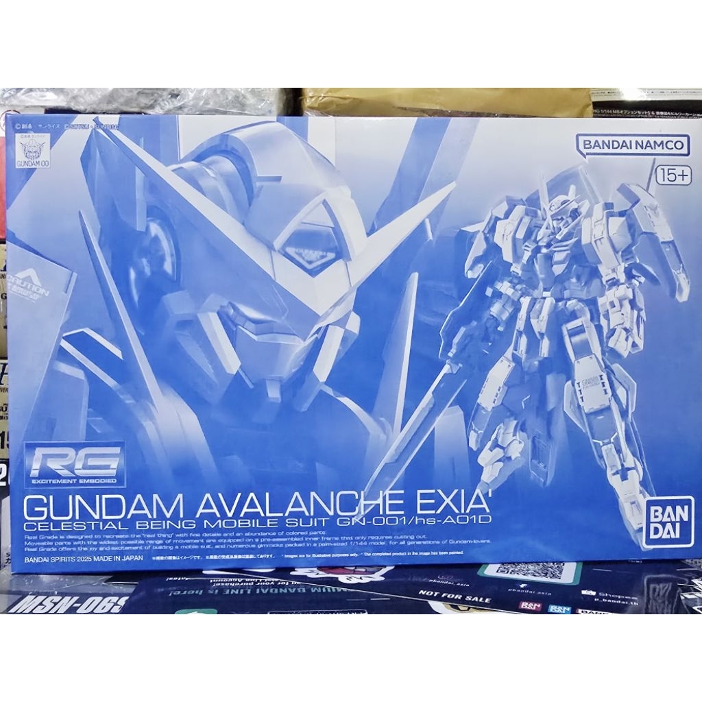 (พร้อมส่ง) RG1/144 GUNDAM AVALANCHE EXIA (P-BANDAI LIMITED)