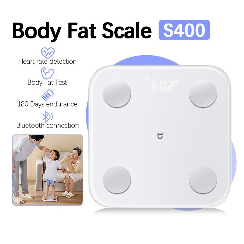 Xiaomi Smart Scale S400 เครื่องชั่งน้ำหนักอัจฉริยะ รุ่น S400 รับประกันศูนย์ไทย 1 ปี