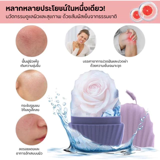 [พร้อมส่งในไทย] ลูกกลิ้งซิลิโคนน้ำแข็ง ICE Roller อุปกรณ์นวดหน้า ชุดนวดน้ำแข็ง Ice Facial Cube