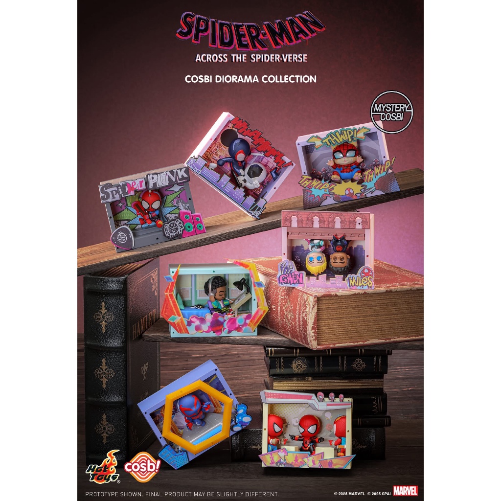 [Pre-Order] Hot Toys Marvel Spider Man Across The Spider Verse Cosbi series ลิขสิทธิ์แท้ ❤️🖤 CosBaby สไปเดอร์แมน