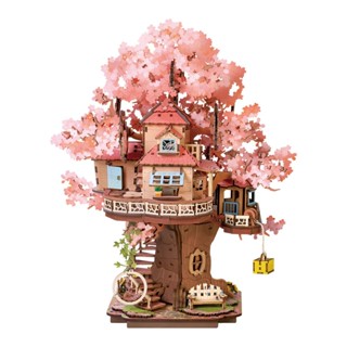 Rolife 3D Wooden Puzzle - TGS04 Sakura Tree House | ของแต่งบ…
