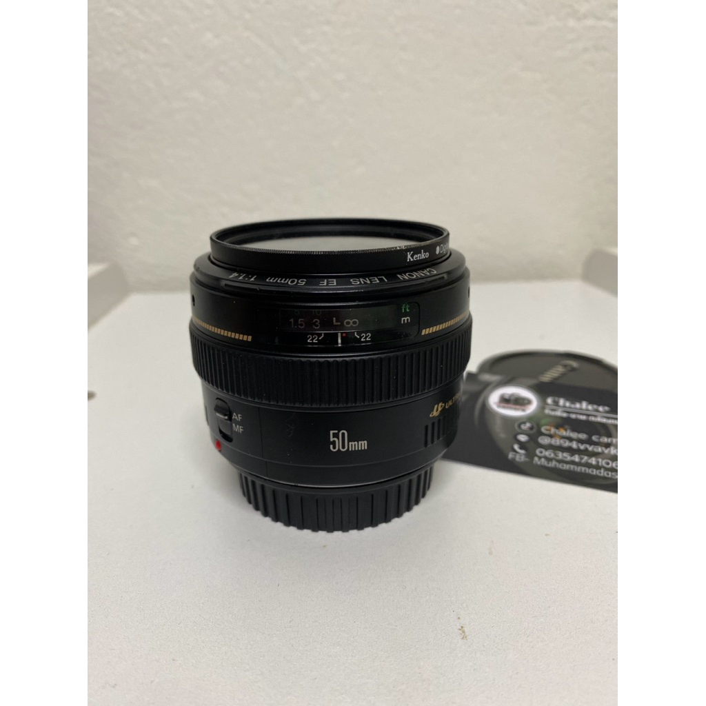 Lens canon ef 50 f1.4 USMมือสอง