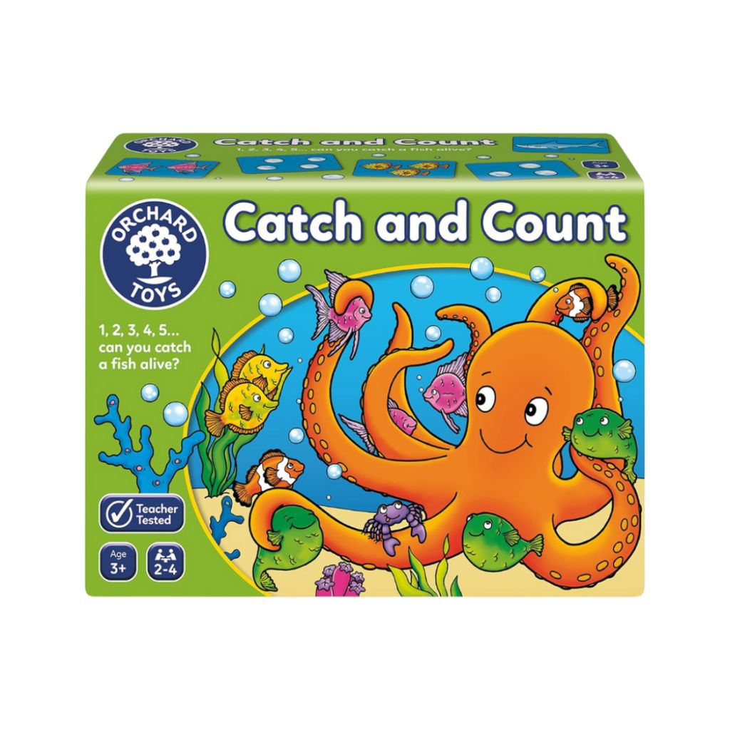 บอร์ดเกม นับจำนวน ฝึกความจำ จับคู่ บวก ลบ Board Game ของเล่น Matching Counting Orchard Toys Catch and count ของเล่นเกมส์