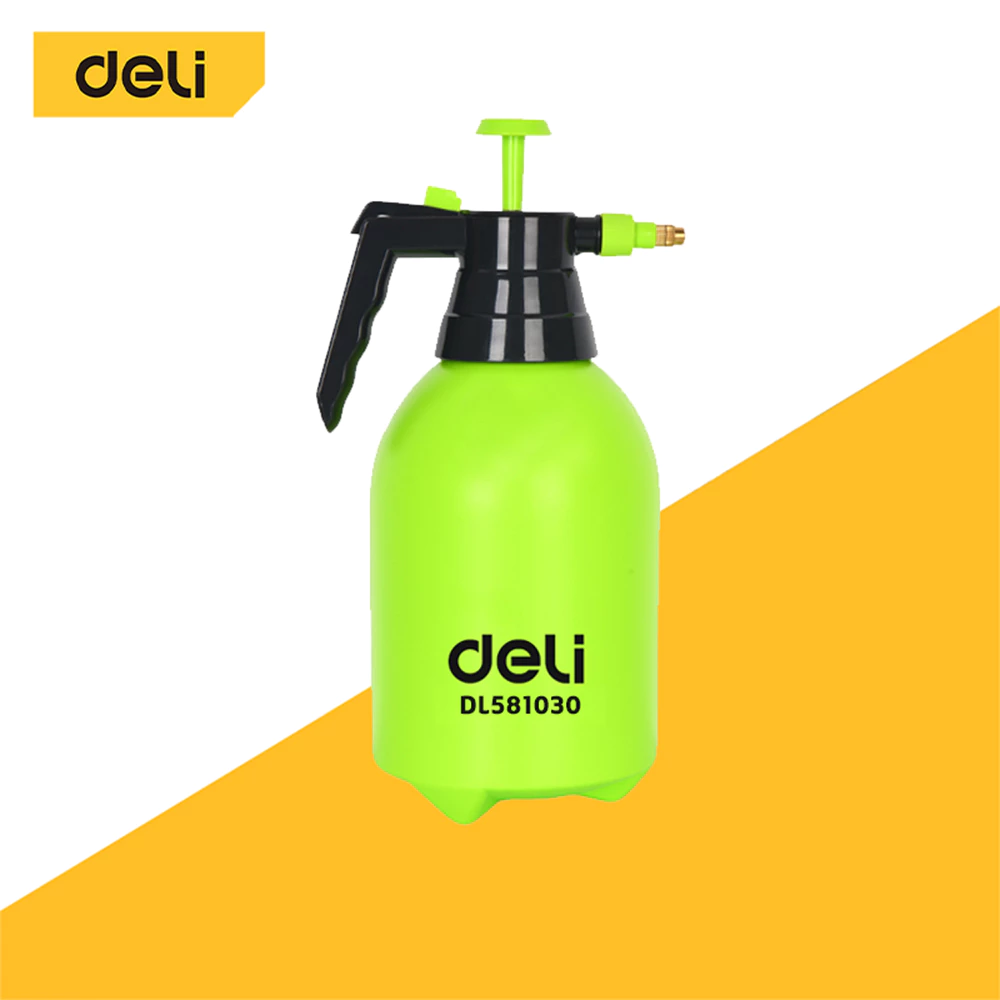 Deli เครื่องพ่นน้ำแบบแรงดัน ฟ้อกกี้ฉีดน้ำ หมุนได้ 360 องศา จุน้ำ 1/2/3ลิตร ถังหนา ทนทาน Pump Sprayer