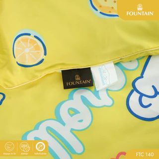 Fountain FTC140 การ์ตูน Cinnamoroll ลิขสิทธิ์แท้ Sanrio สัมผัสนุ่มลื่น ชุดเครื่องนอนฟาวน์เทน ผ้าปูที่นอน ผ้านวม