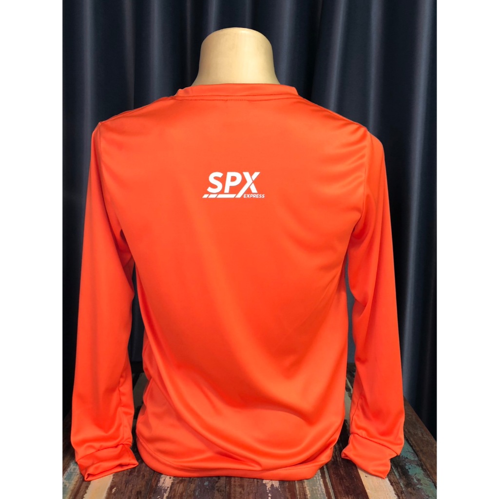 เสื้อแขนยาว พนักงานขนส่ง ผ้าไมโครเนื้อเรียบสกรีนลาย มี6ไซส์ S-3XL พร้อมส่งทุกวัน