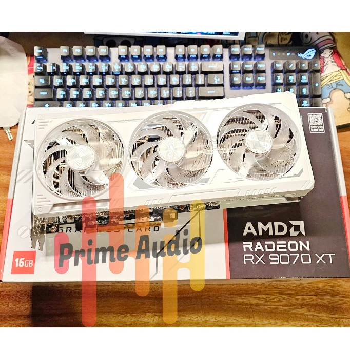 ใช้Code20%ได้ Asrock RX 9070 XT Steel legend 16G มือสอง 99% สภาพลองไฟ