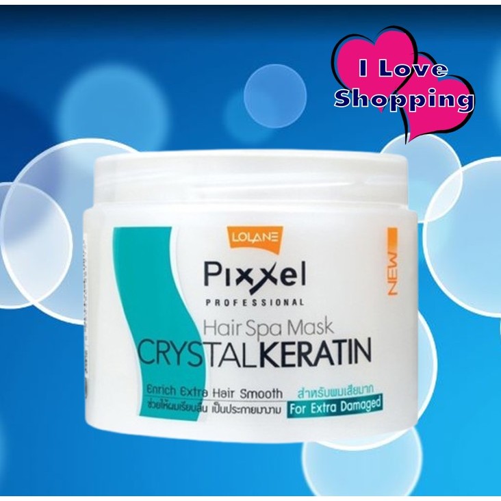โลแลน พิกเซล แฮร์ สปา มาส์ก คริสตัล เคราติน/Lolane Pixxel Hair Spa Mask Crystal Keratin (เคราตินขนแกะ)