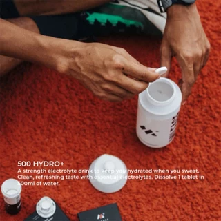 MILEAGE 500 HYDRO+ EFFERVESCENT TABLETS #10TABLETS เกลือแร่ชนิดเม็ดฟู่ สำหรับเล่นกีฬา ออกกำลัง เพื่อเติมเกลือแร่