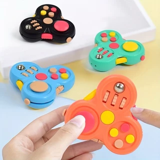 Boda ปุ่ม Sensory Controller การหมุนเกมลดความเครียดสำหรับเด็กเดินทาง L326