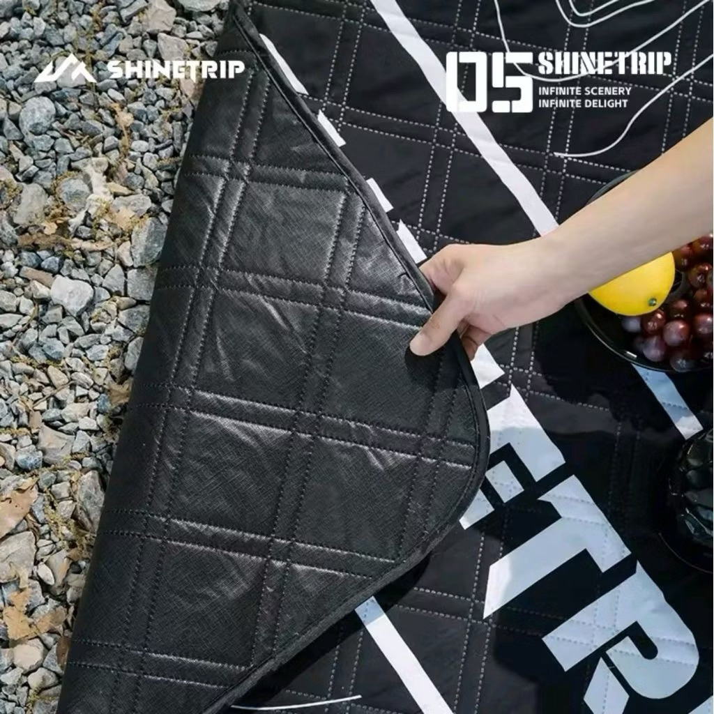 🔥พร้อมส่ง🔥ShineTrip​เสื่อปิกนิกอัลตราโซนิกฟิล์มอลูมิเนียมMoisture-proof MATกันน้ำ กันความชื้น - รูปที่ 3