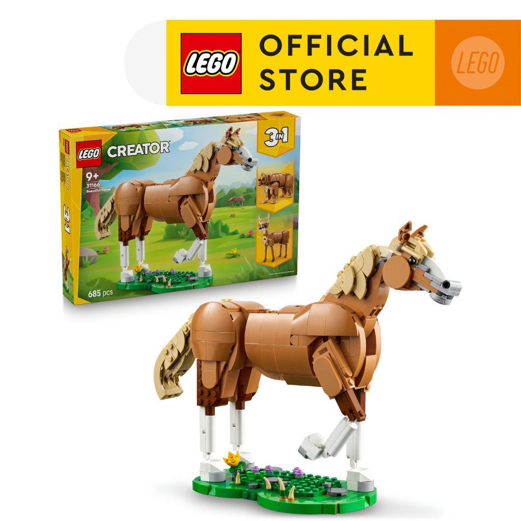 LEGO Creator 31166 Beautiful Horse (685pcs.), Building Blocks, Kids Toy