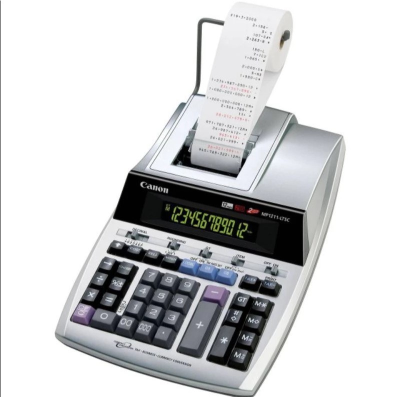 (KTS)เครื่องคิดเลขไฟฟ้า Cannon 12หลัก Printing MP1211-LTSC