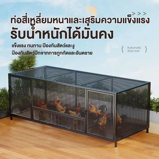 กรงไก่ขนาดใหญ่ กรงไก่ ชึงกระต่าย กรงเป็ด กรงห่าน กรงไก่ท่อเหล็กขนาดใหญ่ กรงไก่เหล็กชุบสังกะสีขนาดใหญ