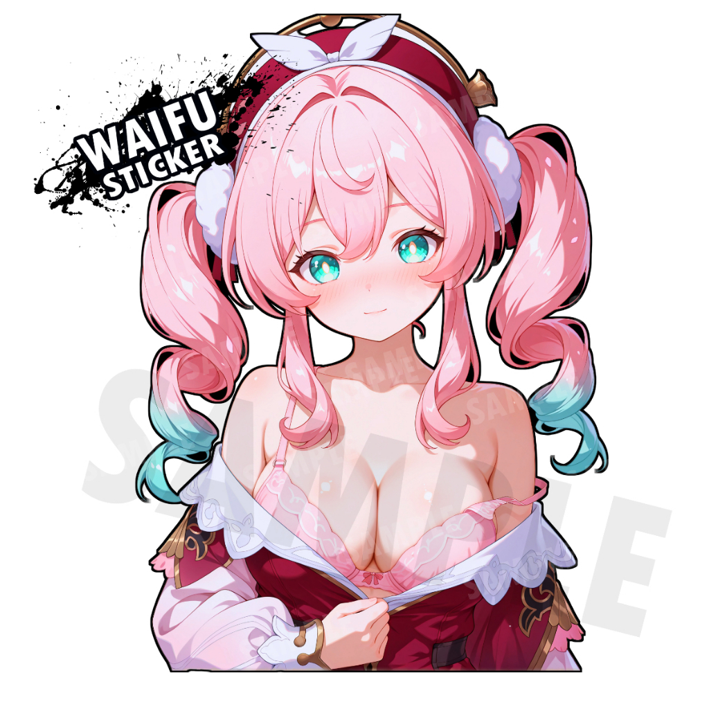 Hyacine honkai star rail สติ๊กเกอร์ Ecchi Sticker Hyacine hsr