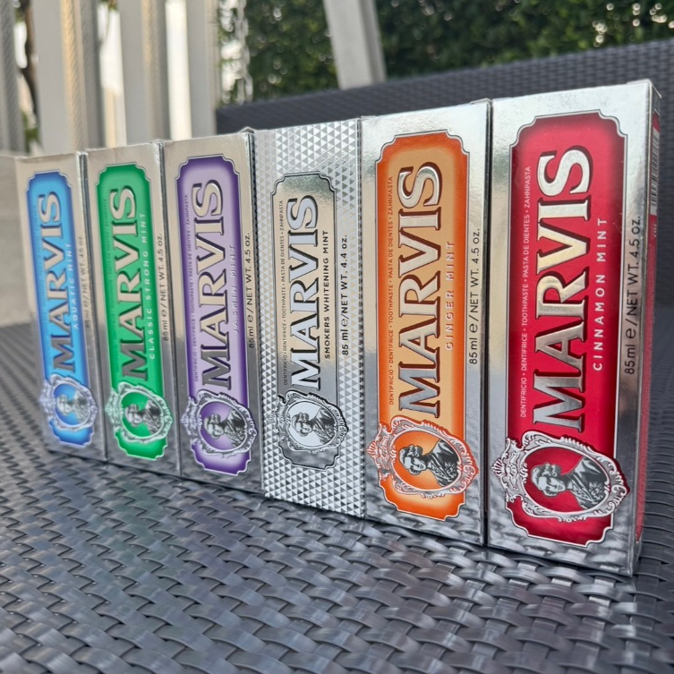 MARVIS ยาสีฟันพรีเมียม จากอิตาลี 85ml ของแท้ กลิ่นหลากหลาย