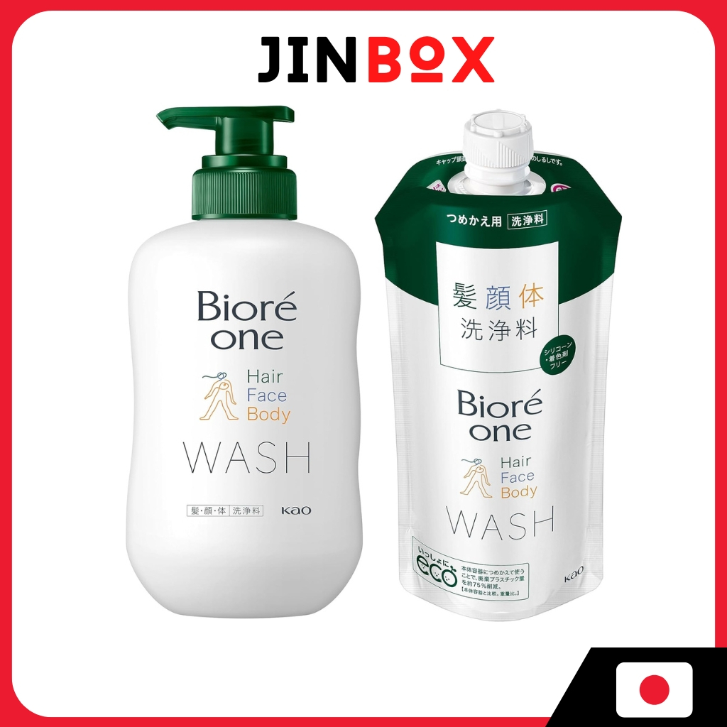 Biore ONE Hair Face Body Wash บิโอเร วัน แฮร์ เฟซ บอดี้ วอช