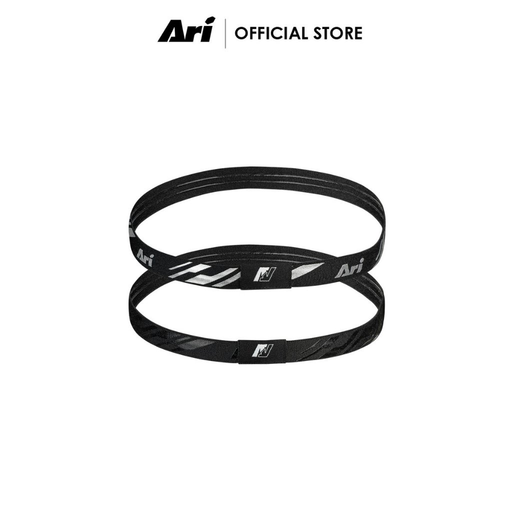 ARI SLASH ELASTIC HEADBAND - BLACK (AHW1329-01) สายคาดศีรษะ อาริ SLASH ELASTIC สีดำ