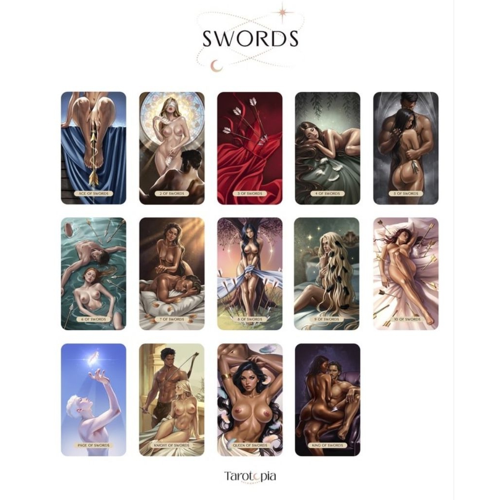 The Love and Lust Tarot ไพ่ยิปซีแท้แนวอีโรติค ไพ่ทาโร่ต์ รูปที่ 7