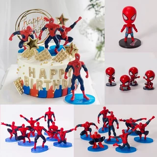 โมเดลสไปเดอร์แมน Spiderman 1 เซ็ต 7 แบบ (วัสดุพลาสติกน้ำหนักเบา) ราคาถูกสุดๆ
