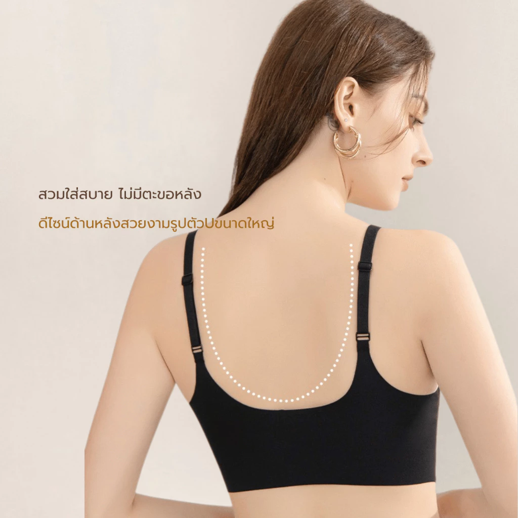 เสื้อชั้นในสปอร์ต B-055 บราไร้โครง ไร้ขอบ thumbnail 7