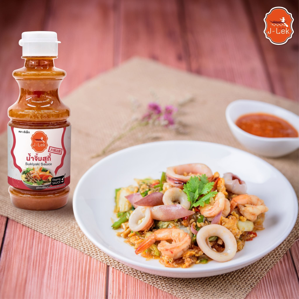 J-Lek (เจ๊เล็ก) น้ำจิ้มสุกี้ ขนาด 240 กรัม แพ็ค 6 ขวด