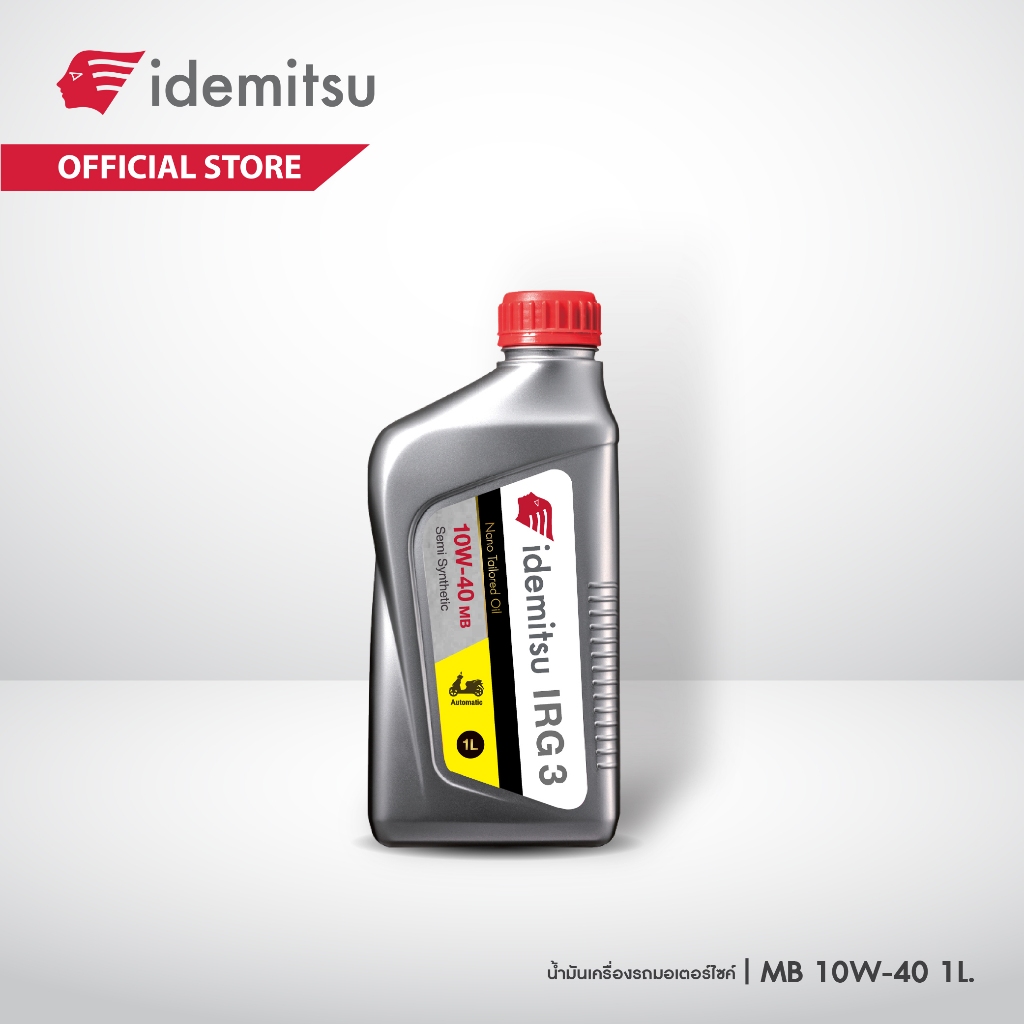 IDEMITSU IRG3 10W-40 MB ນ້ຳມັນເຄື່ອງຈັກກຶ່ງສັງເຄາະ ສຳລັບລົດຈັກອັດຕະໂນມັດ