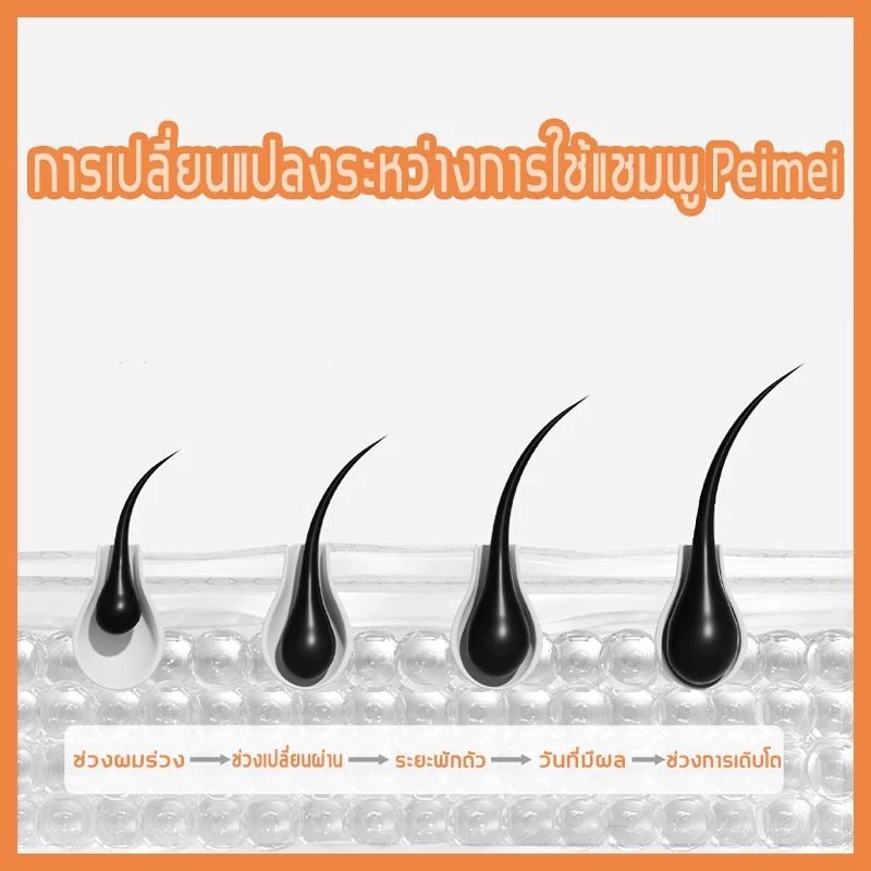 ซื้อ 1 แถม 1สินค้านำเข้าPEIMEI แชมพูแก้ผมร่วง แชมพูสมุนไพรขิงบำรุงผม250ml แชมพูปลูกผม ยาสระผมแก้ร่วง แชมพูขิงเพียว แชมพู - รูปที่ 4